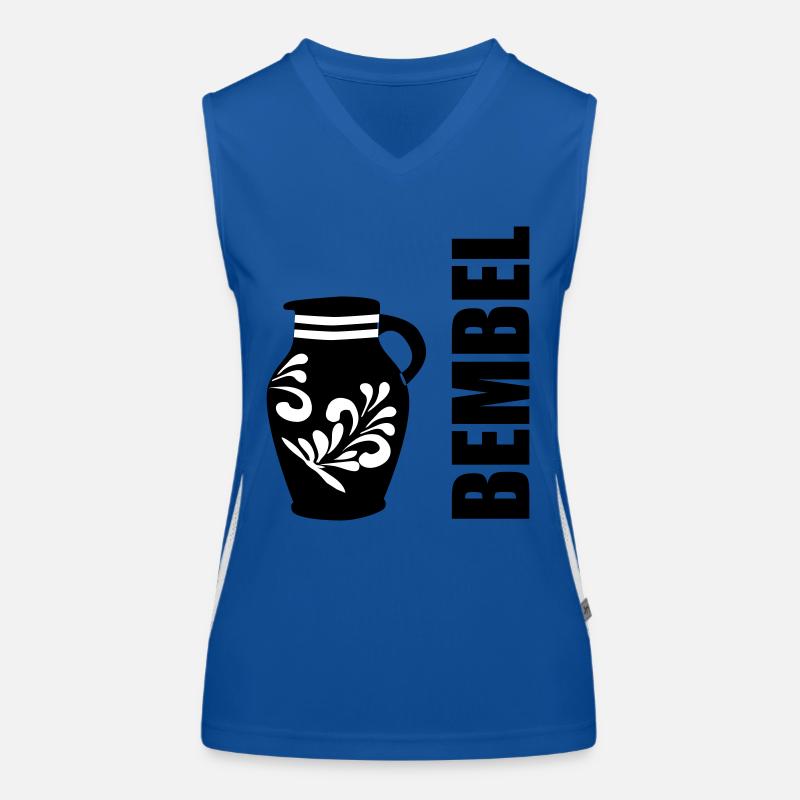 Bembel - Der original Apfelweinbembel #FFM #069 Funktionelles Kontrast-Tank Top für Frauen