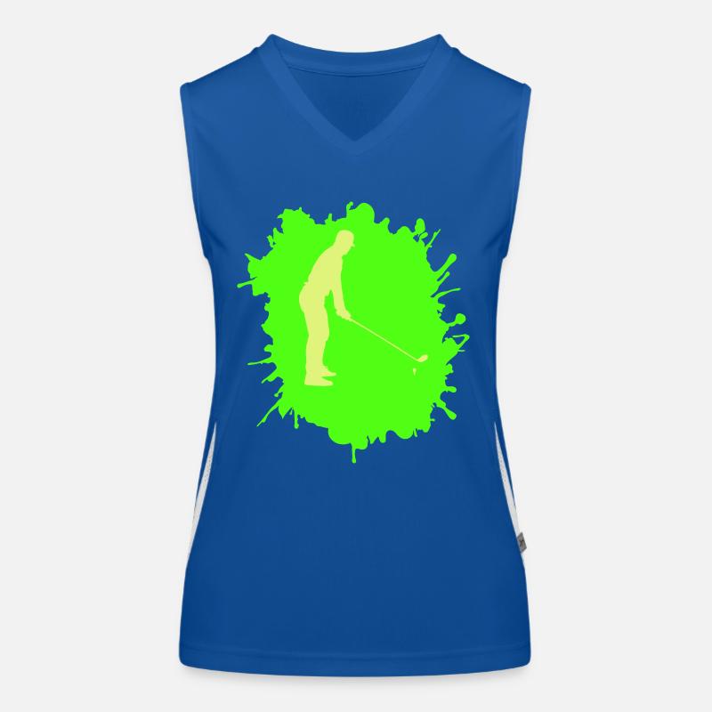 golf klecks Funktionelles Kontrast-Tank Top für Frauen