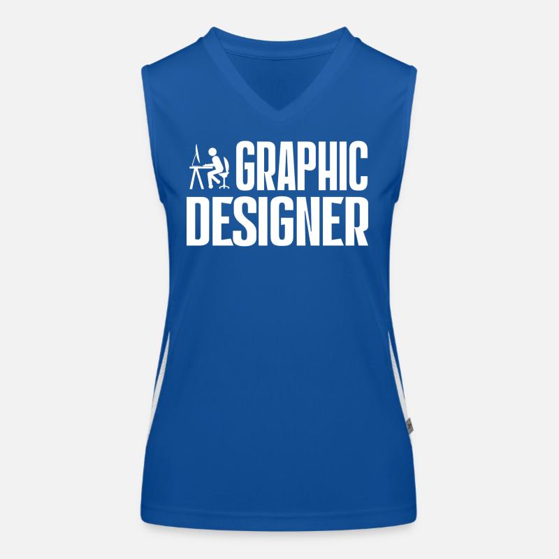 Graphiste - Grafikdesigner Débardeur respirant contrasté Femme