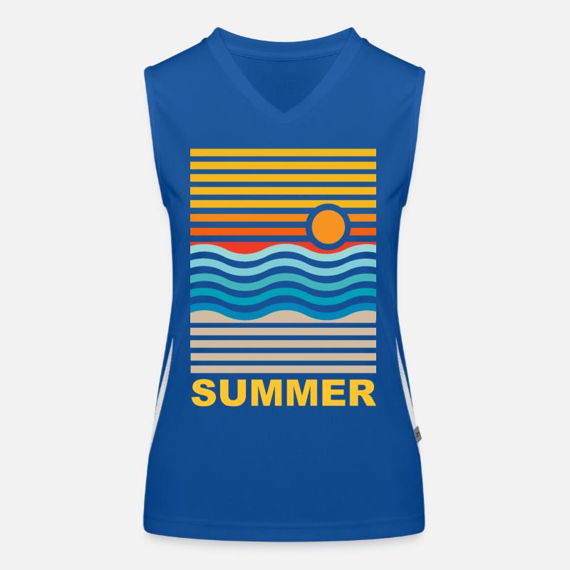 summer Women's Functional Contrast Tank Top