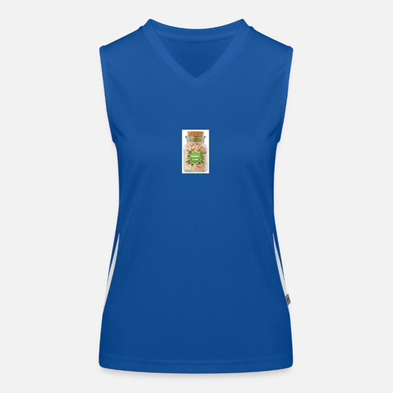 Kräutersalz Funktionelles Kontrast-Tank Top für Frauen