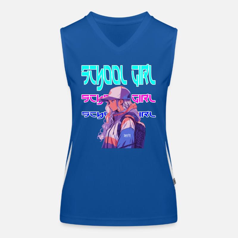 Écolière Débardeur respirant contrasté Femme