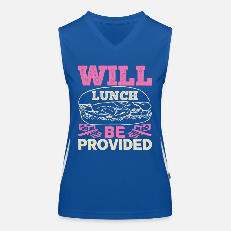 WIRD MITTAGESSEN ZUR VERFÜGUNG GESTELLT HUND Funktionelles Kontrast-Tank Top für Frauen