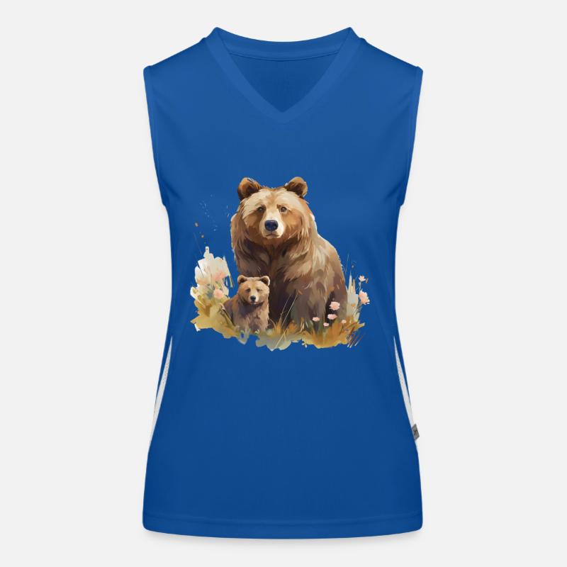 MAMA GRIZZLY Women's Functional Contrast Tank Top
