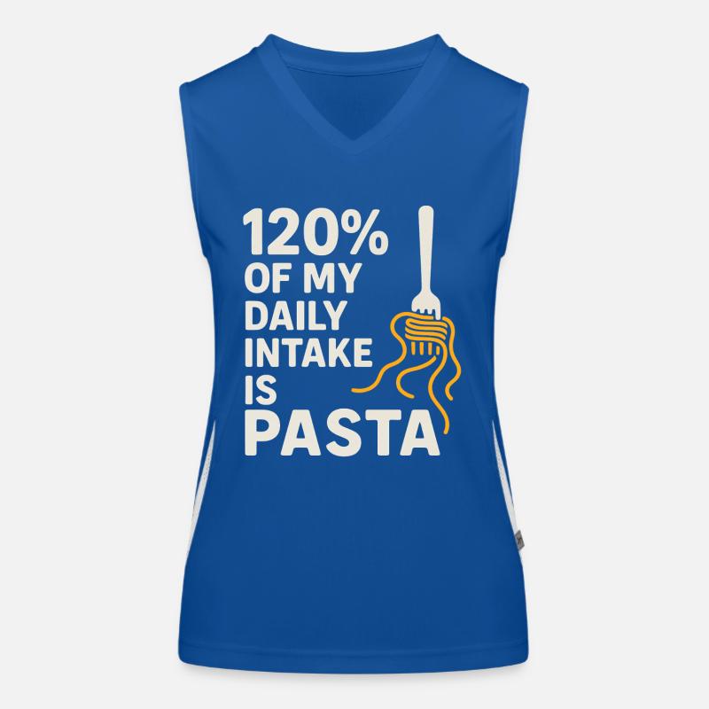Pasta Funktionelles Kontrast-Tank Top für Frauen