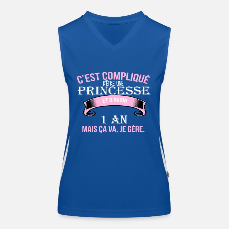 1 year Women's Functional Contrast Tank Top