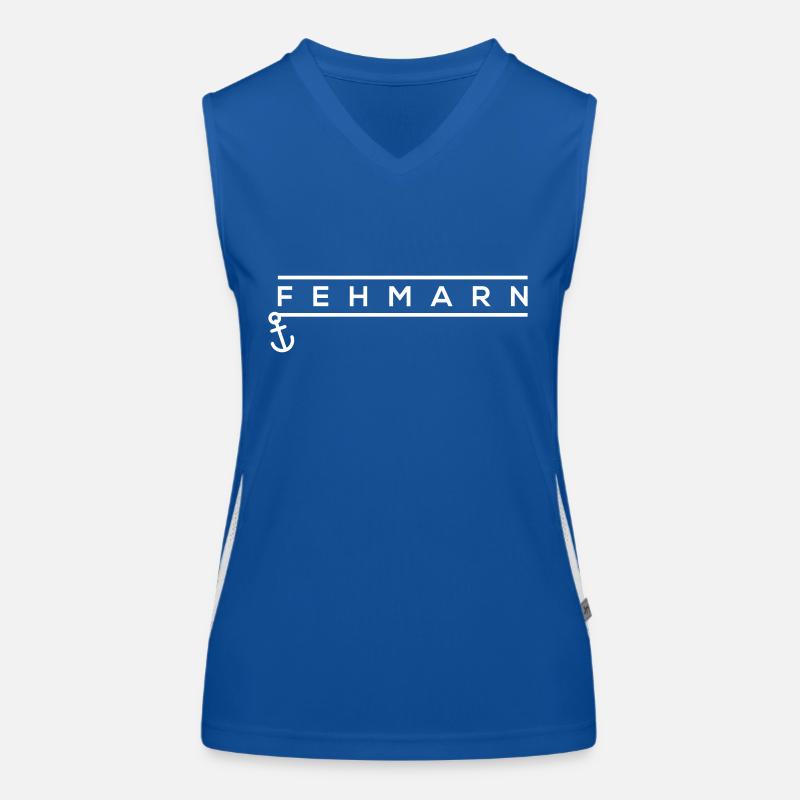 FEHMARN Funktionelles Kontrast-Tank Top für Frauen
