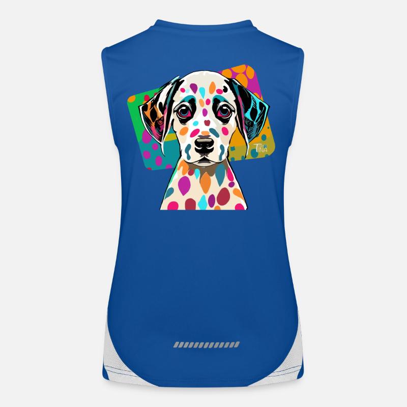 Dalmatian Women's Functional Contrast Tank Top