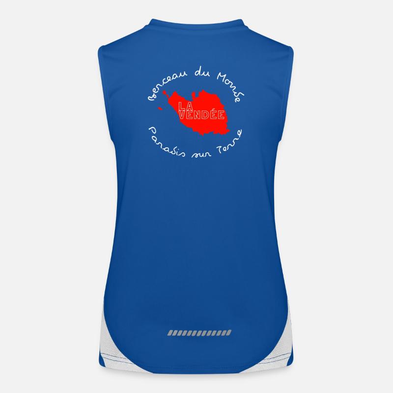 Die Vendée Circular Card Funktionelles Kontrast-Tank Top für Frauen