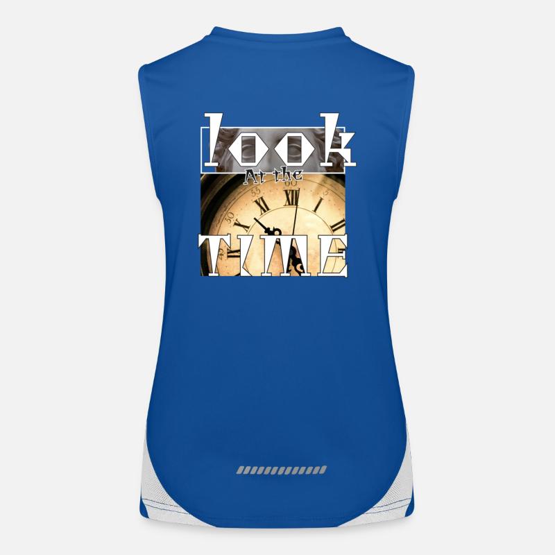 Look at the time Women's Functional Contrast Tank Top