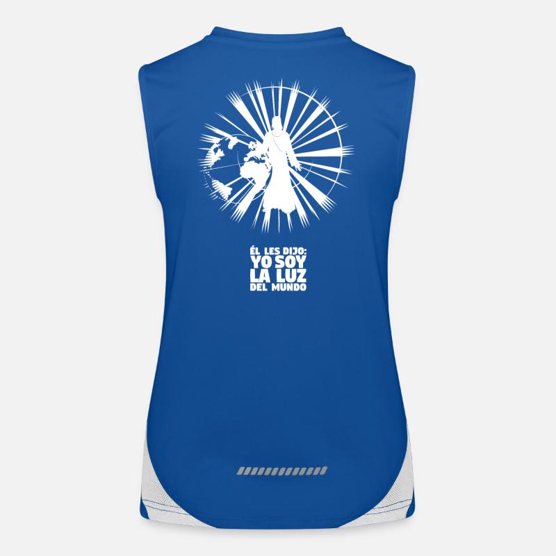 Das Licht der Welt - Spanisch Funktionelles Kontrast-Tank Top für Frauen