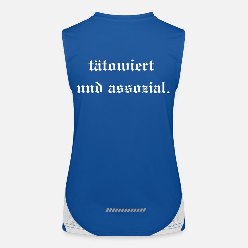 Tätowiert Funktionelles Kontrast-Tank Top für Frauen