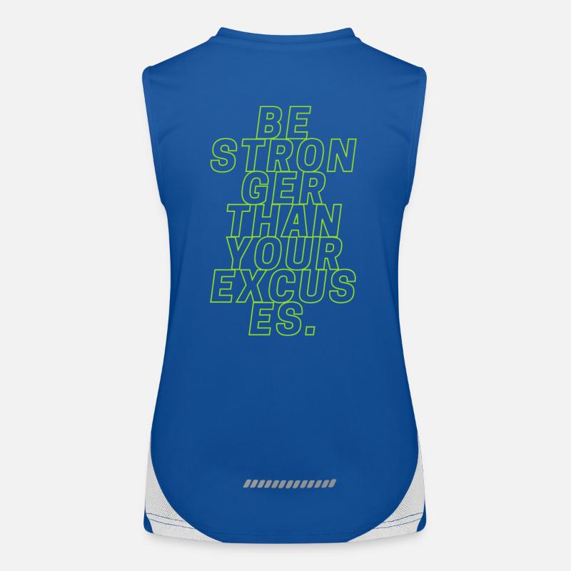 Be Stronger Funktionelles Kontrast-Tank Top für Frauen