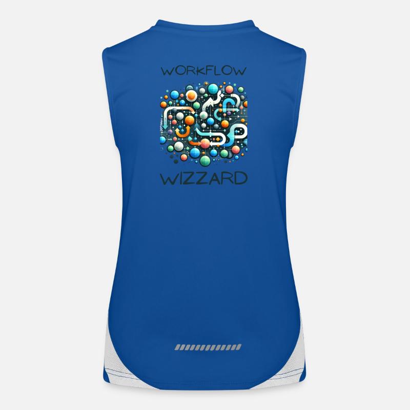Workflow-Wizzard Funktionelles Kontrast-Tank Top für Frauen