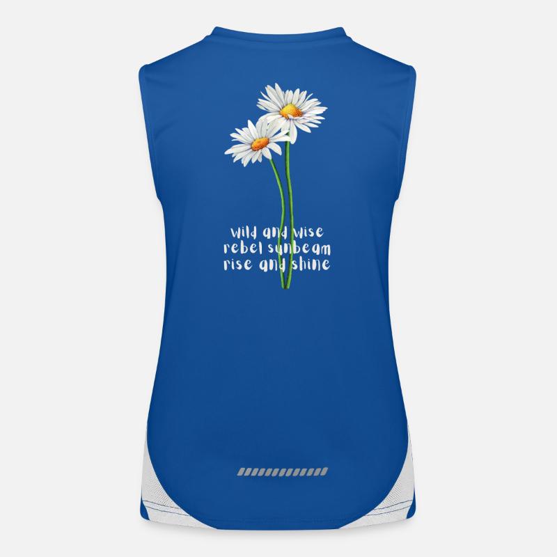 Rayon de soleil rebelle Débardeur respirant contrasté Femme