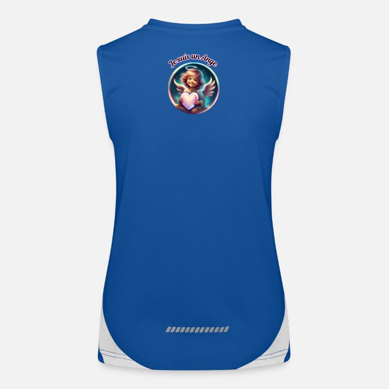 Ich bin ein Engel Funktionelles Kontrast-Tank Top für Frauen