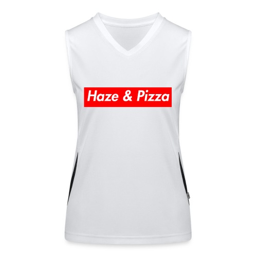 Haze & Pizza - Funktionelles Kontrast-Tank Top für Frauen