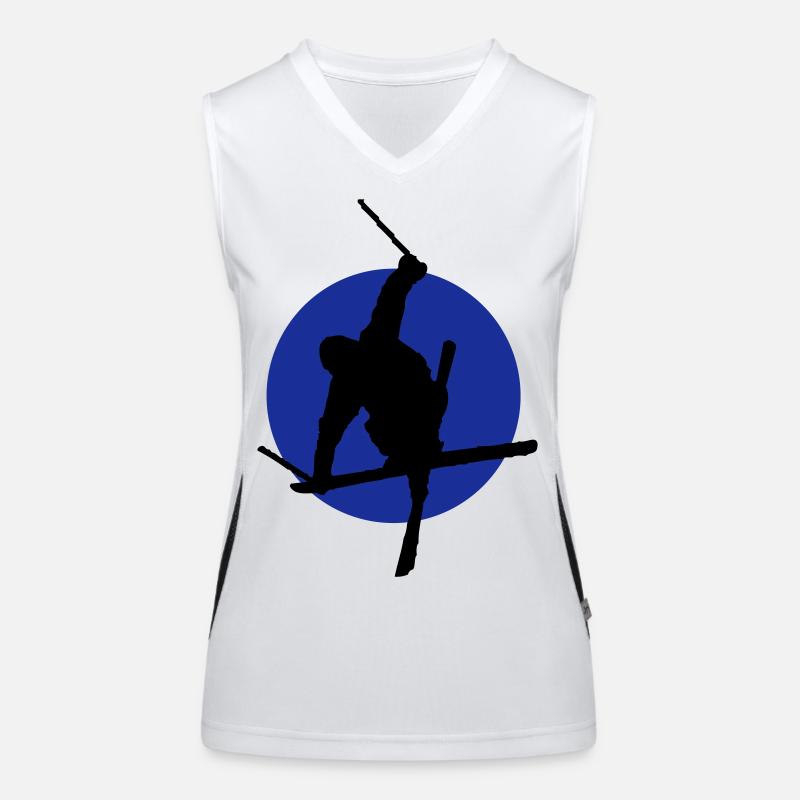 Ski freestyle icon Women's Functional Contrast Tank Top