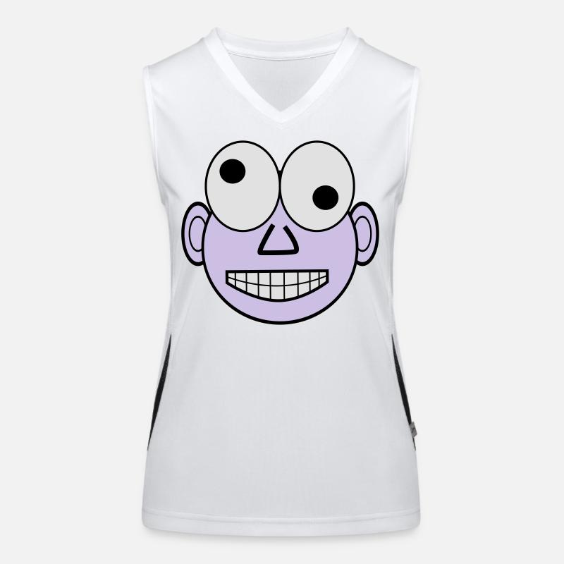 funny face Débardeur respirant contrasté Femme