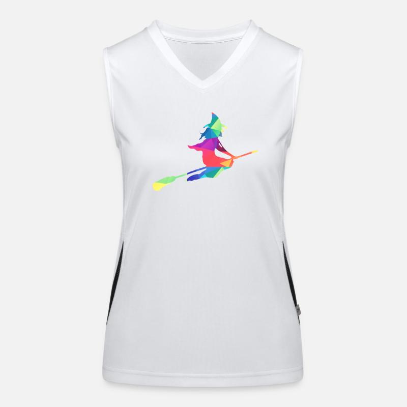 Colorful witch Women's Functional Contrast Tank Top