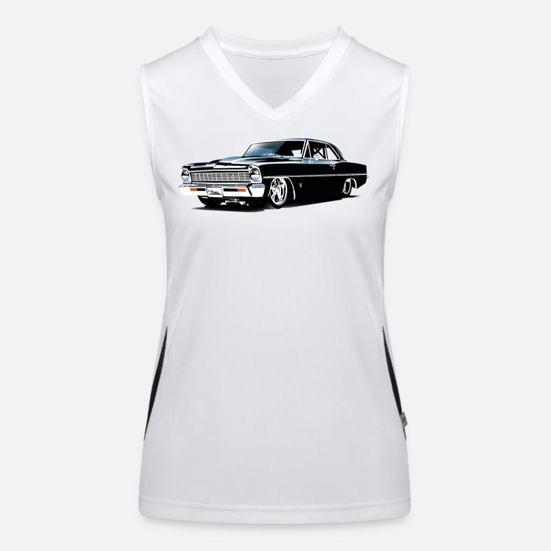 Chevy II Nova Super Sport Débardeur respirant contrasté Femme