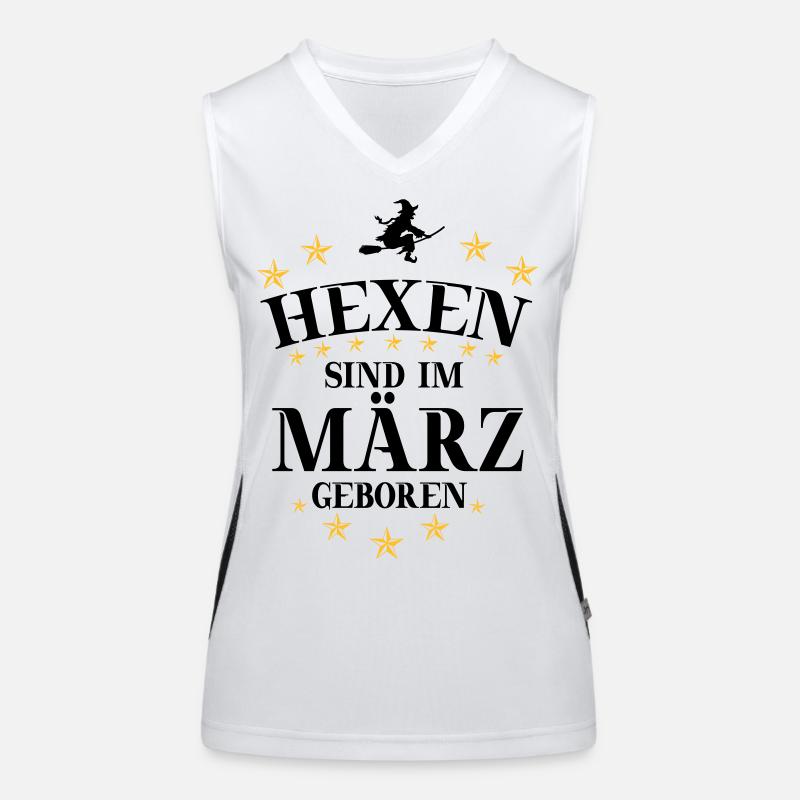 Hexen März Funktionelles Kontrast-Tank Top für Frauen