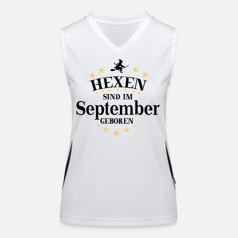 Hexen September Funktionelles Kontrast-Tank Top für Frauen