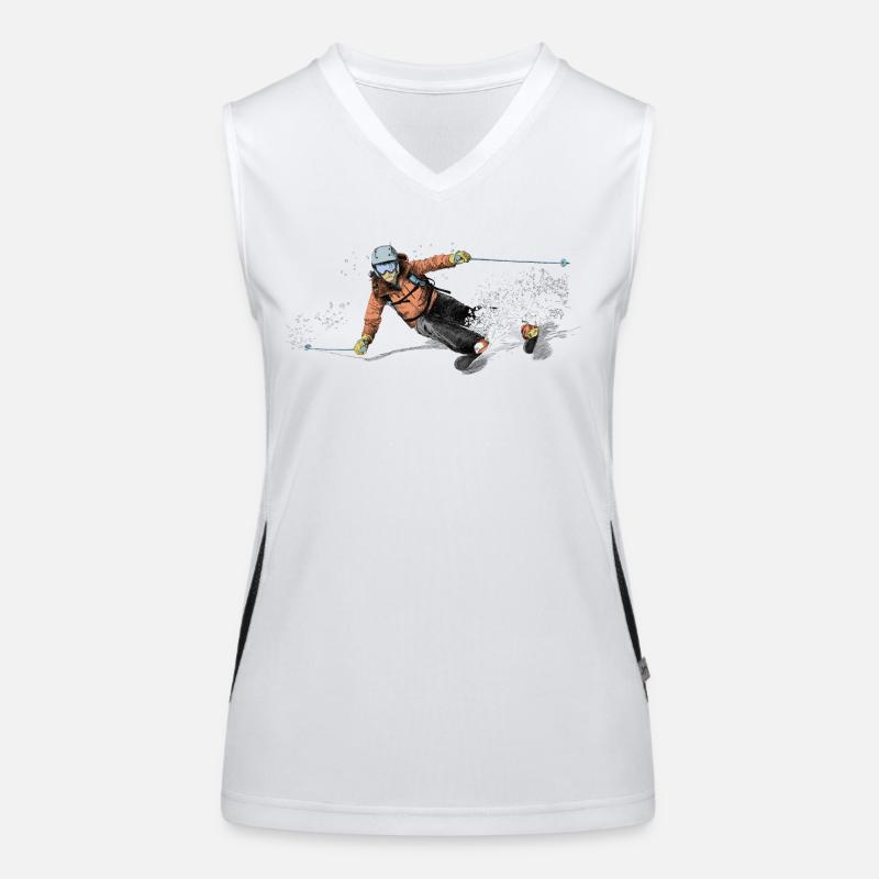 ski Débardeur respirant contrasté Femme