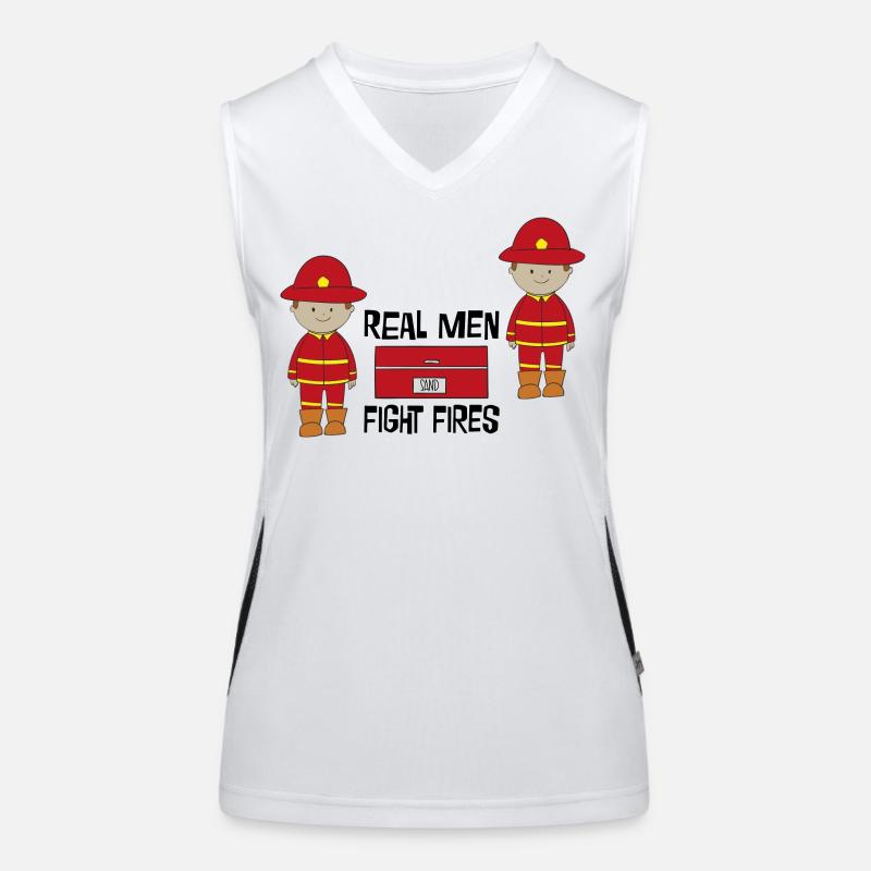fire Department Women's Functional Contrast Tank Top