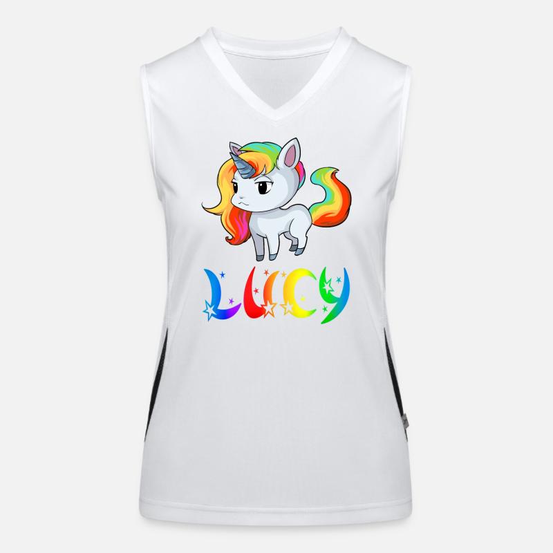 Lucy Einhorn Funktionelles Kontrast-Tank Top für Frauen
