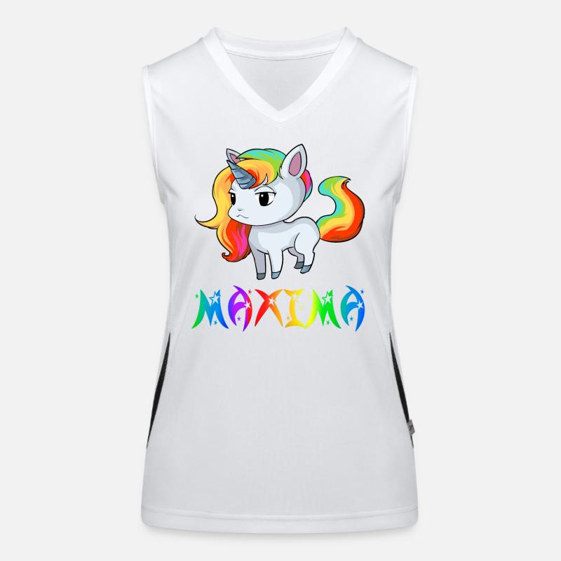 maxima Einhorn Débardeur respirant contrasté Femme