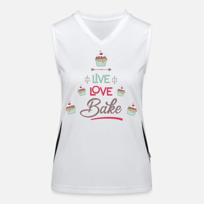 backen Funktionelles Kontrast-Tank Top für Frauen