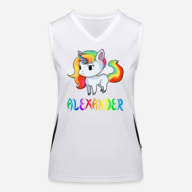 Alexander Einhorn Funktionelles Kontrast-Tank Top für Frauen