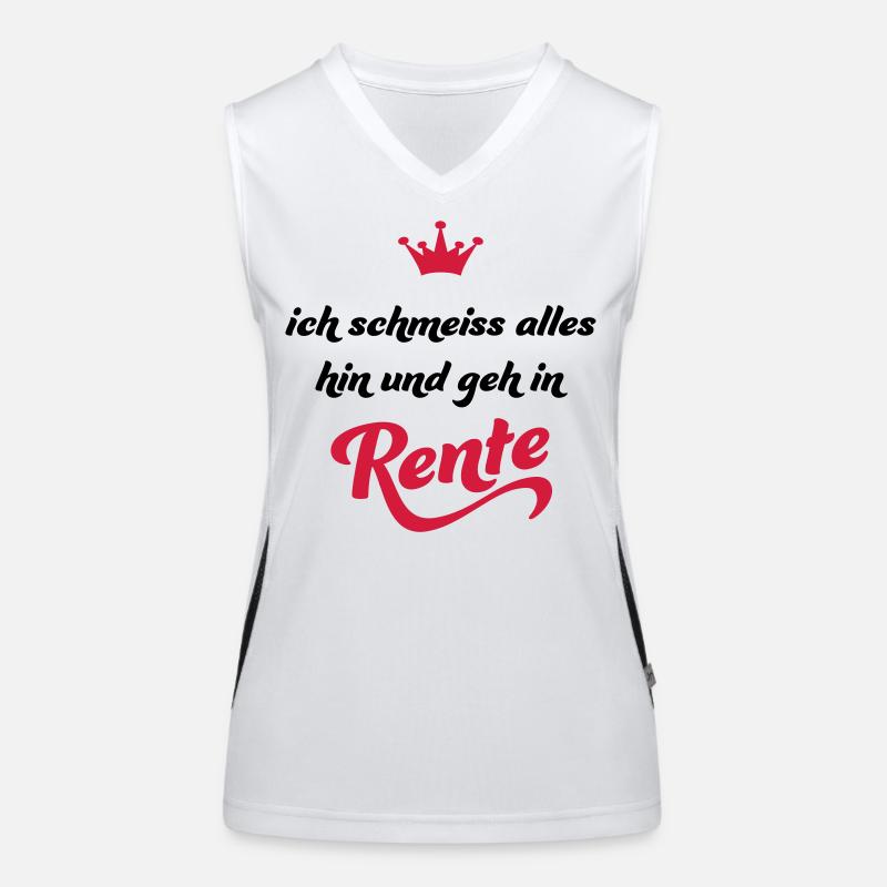 Ruhestand Funktionelles Kontrast-Tank Top für Frauen