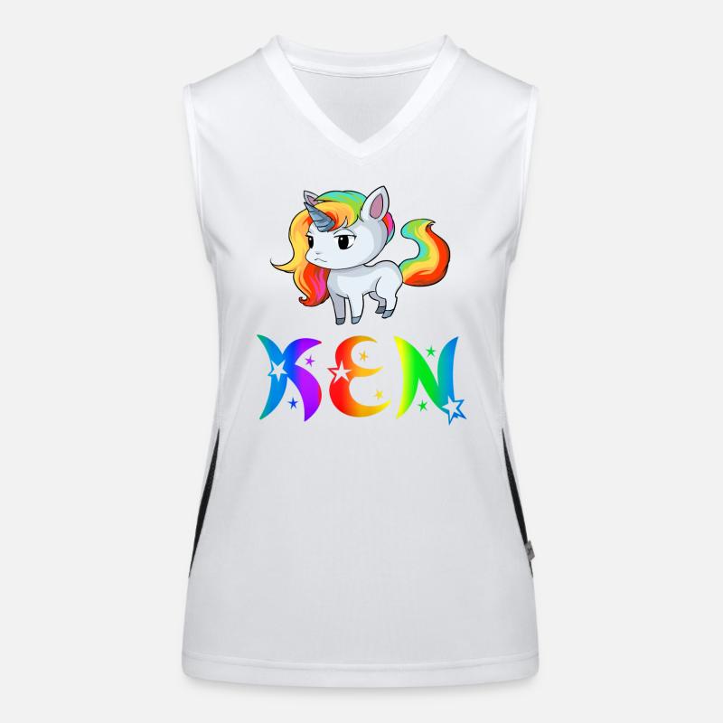 Unicorn Ken Women's Functional Contrast Tank Top