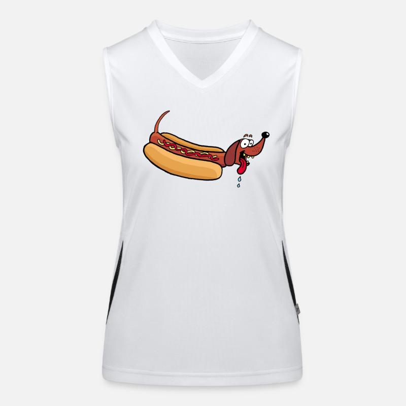 Hot dog Women's Functional Contrast Tank Top