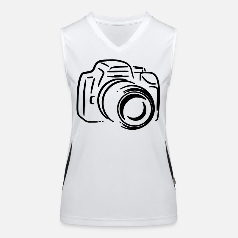 Reflex photo Débardeur respirant contrasté Femme