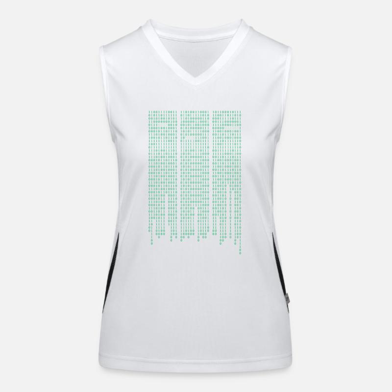 Matrix code Funktionelles Kontrast-Tank Top für Frauen