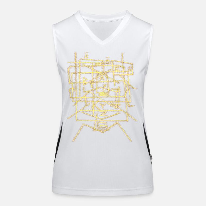 alphabet Women's Functional Contrast Tank Top