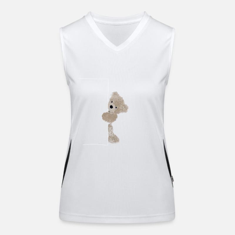 teddy Funktionelles Kontrast-Tank Top für Frauen