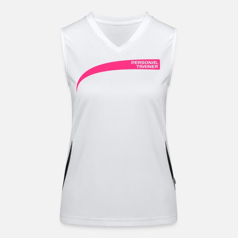 Personal trainer / Drill Instructor Funktionelles Kontrast-Tank Top für Frauen