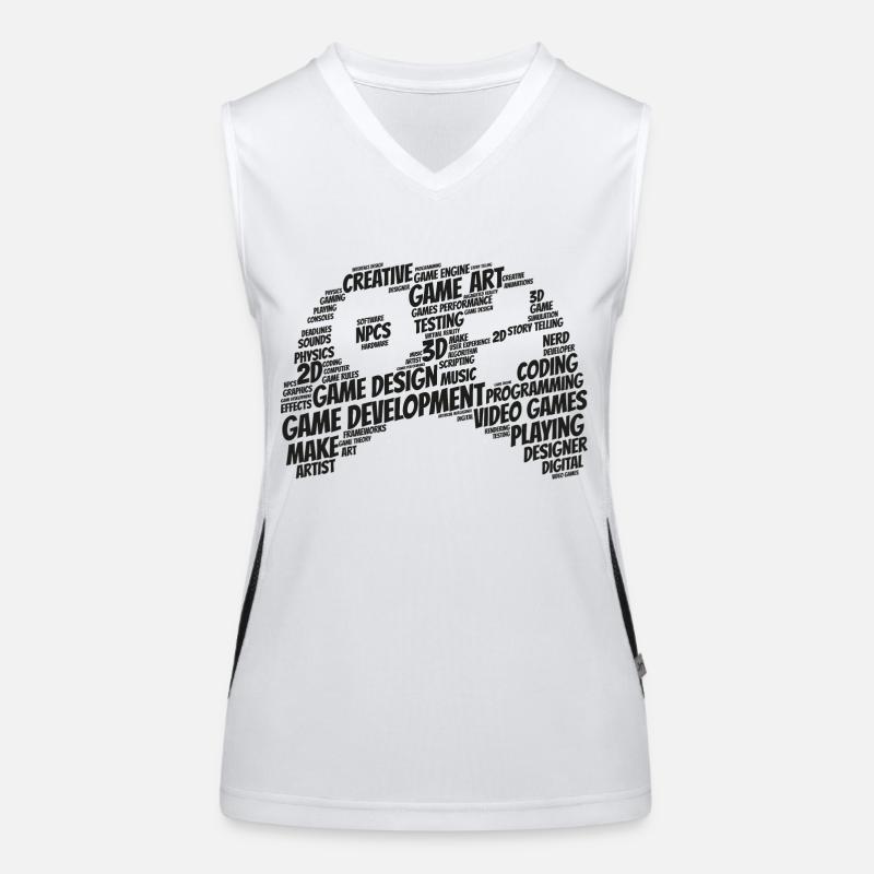 Games developer Women's Functional Contrast Tank Top