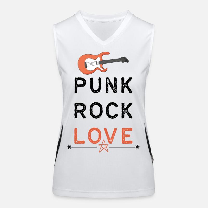 rock Débardeur respirant contrasté Femme