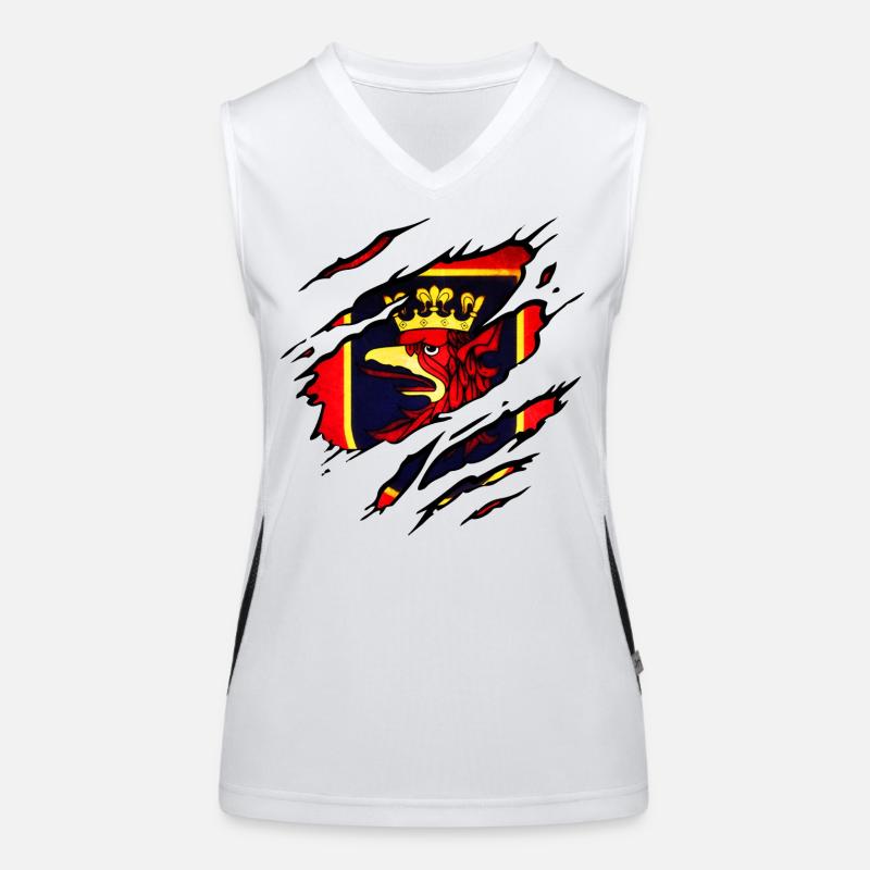 Stettin - Polen Funktionelles Kontrast-Tank Top für Frauen