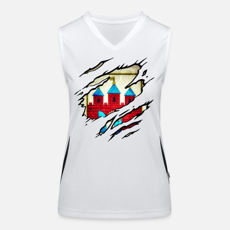 Bydgoszcz - Polen Funktionelles Kontrast-Tank Top für Frauen
