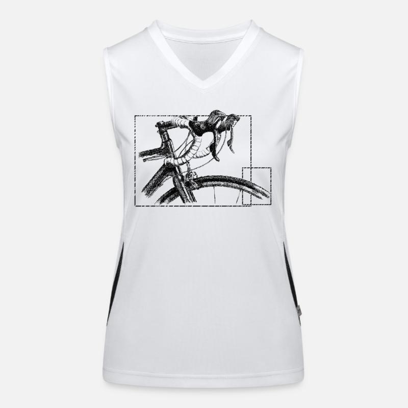 Racing bicycle Débardeur respirant contrasté Femme