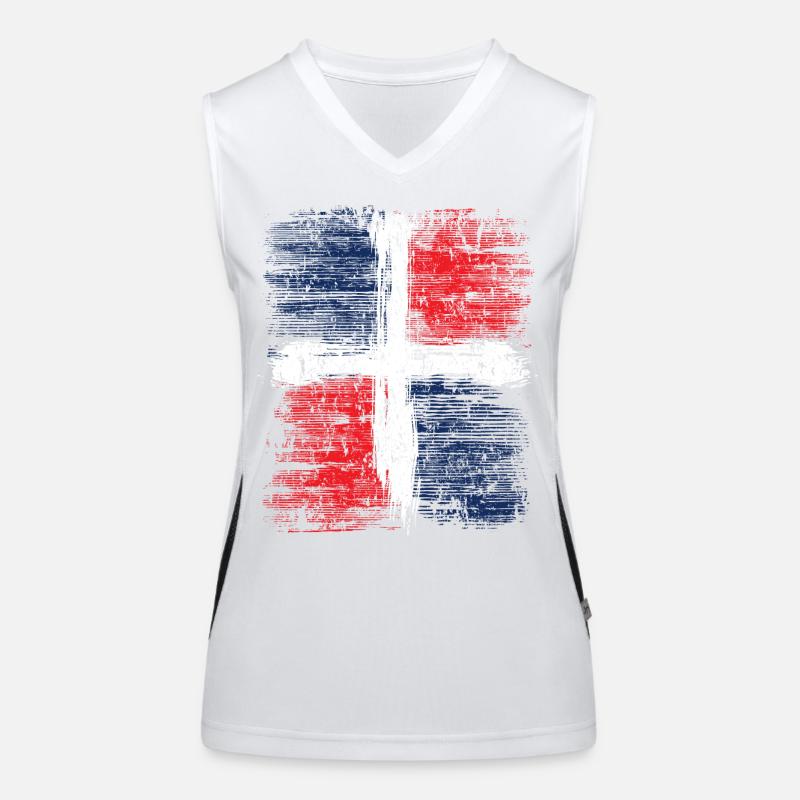Dominican Republic Women's Functional Contrast Tank Top