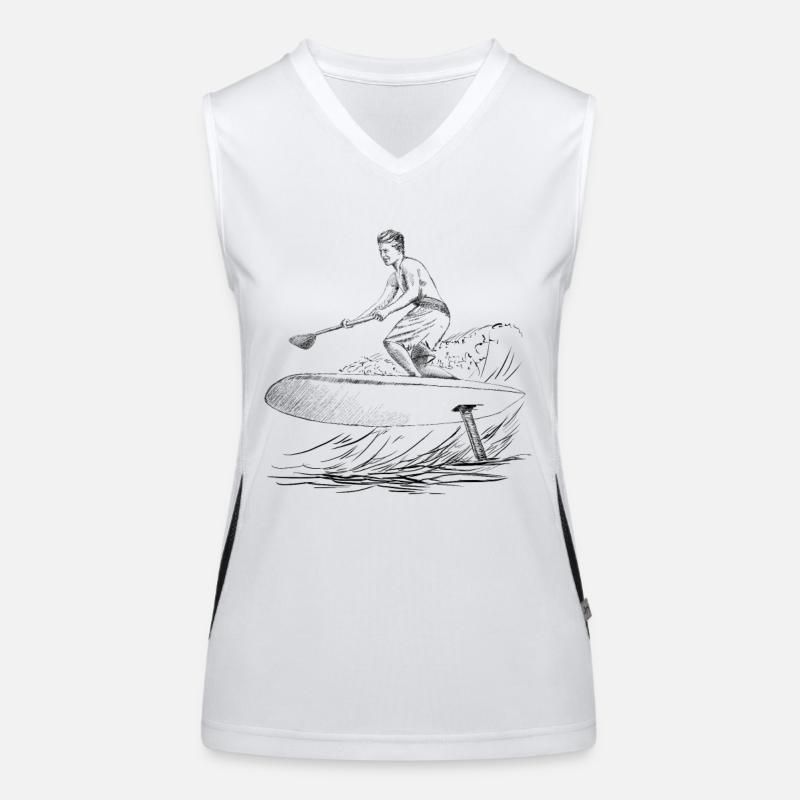foiling Women's Functional Contrast Tank Top