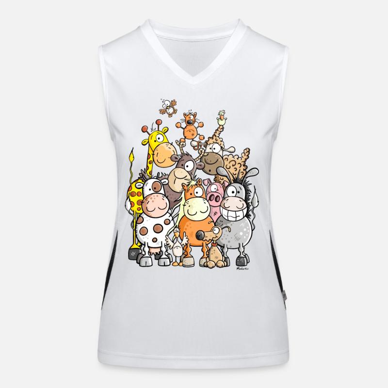 Tas géant de l'animal Débardeur respirant contrasté Femme