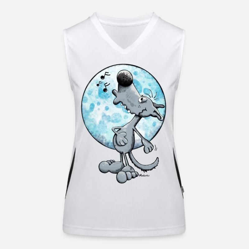 Singing Wolf Women's Functional Contrast Tank Top